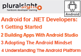 دانلود Pluralsight - Android for .NET Developers - 1 Getting Started / 2 Building Apps With Android / 3 Adopting The Android Mindset / 4 Understanding The Android Platform