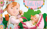 دانلود Little Girl - Molly Playing With Her Dolly