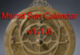 دانلود آموزش نرم افزار Msimit Sun Calendar