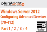 دانلود Pluralsight (TrainSignal) - Windows Server 2012 Configuring Advanced Services (70-412) Part 1 / 2 / 3 / 4