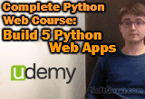 دانلود Udemy - Complete Python Web Course Build 5 Python Web Apps