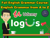 دانلود Udemy - Full English Grammar Course English Grammar from  A to Z