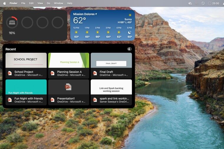 ویجت‌های Recent برای ورد، اکسل و پاورپوینت به مک اضافه شد