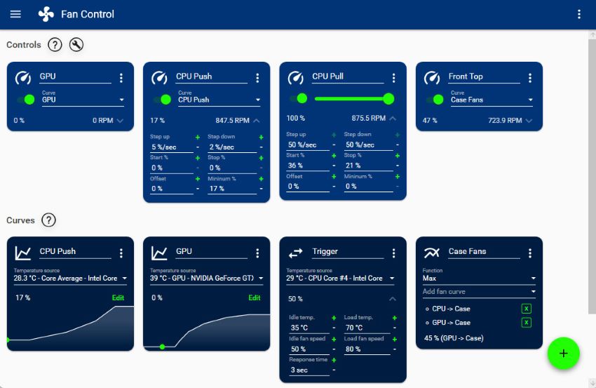 نرم افزار Fan Control کنترل پیشرفته فن‌های CPU و GPU