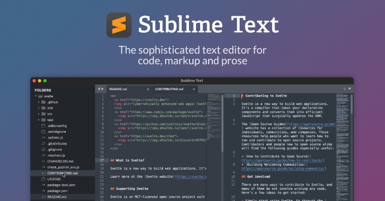 بروزرسانی جدید Sublime Text 4 با بهبودهای گسترده