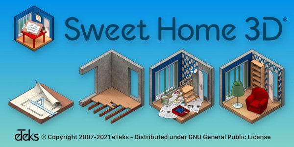 طراحی داخلی آسان با Sweet Home 3D