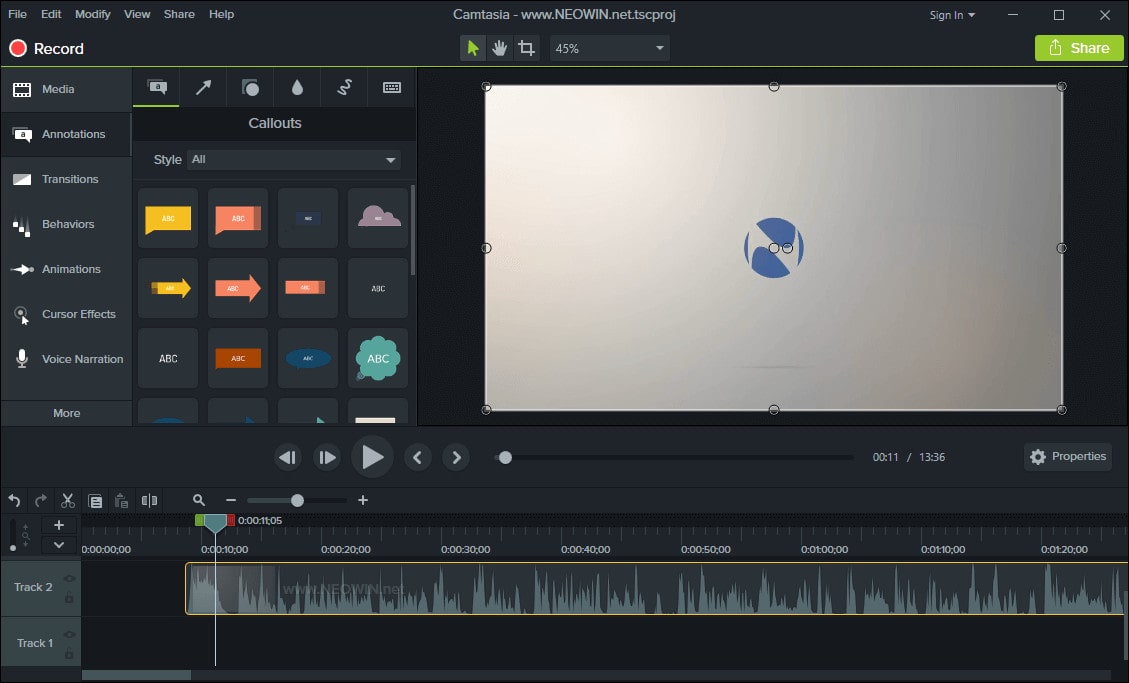 برنامه Camtasia راه حل کامل برای ضبط، ویرایش و به اشتراک گذاری ویدیو 