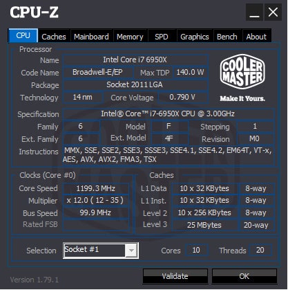 نرم افزار CPU-Z  با پشتیبانی از پردازنده های جدید AMD و Intel