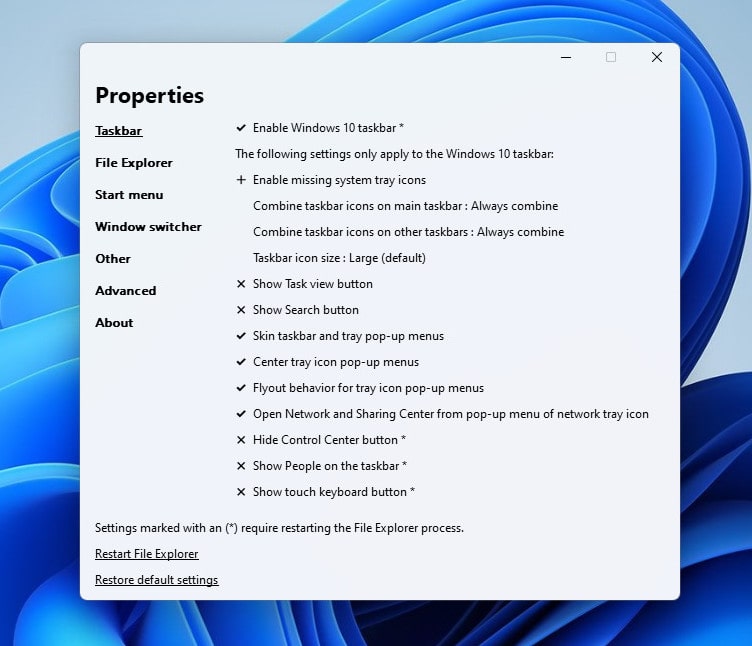 ویندوز اکسپلورر شخصی سازی ExplorerPatcher