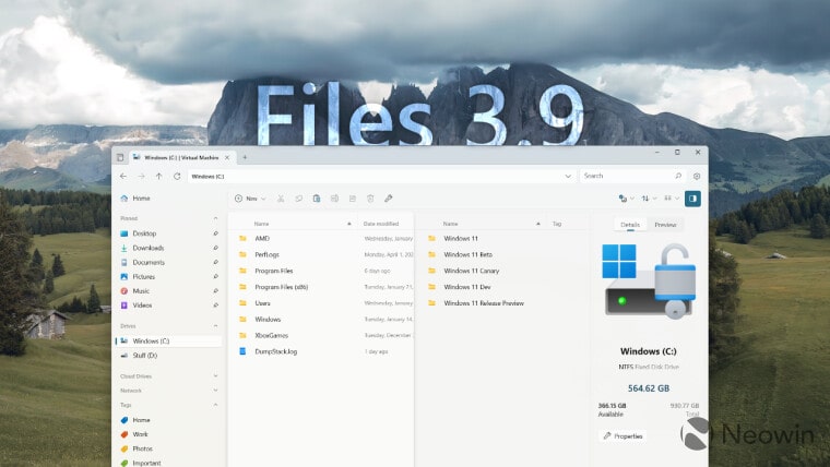 بروزرسانی جدید Files 3.9: طراحی Cards View و بهبودهای جذاب برای ویندوز