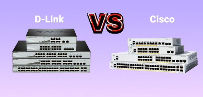 مقایسه سوئیچ سیسکو با D-Link